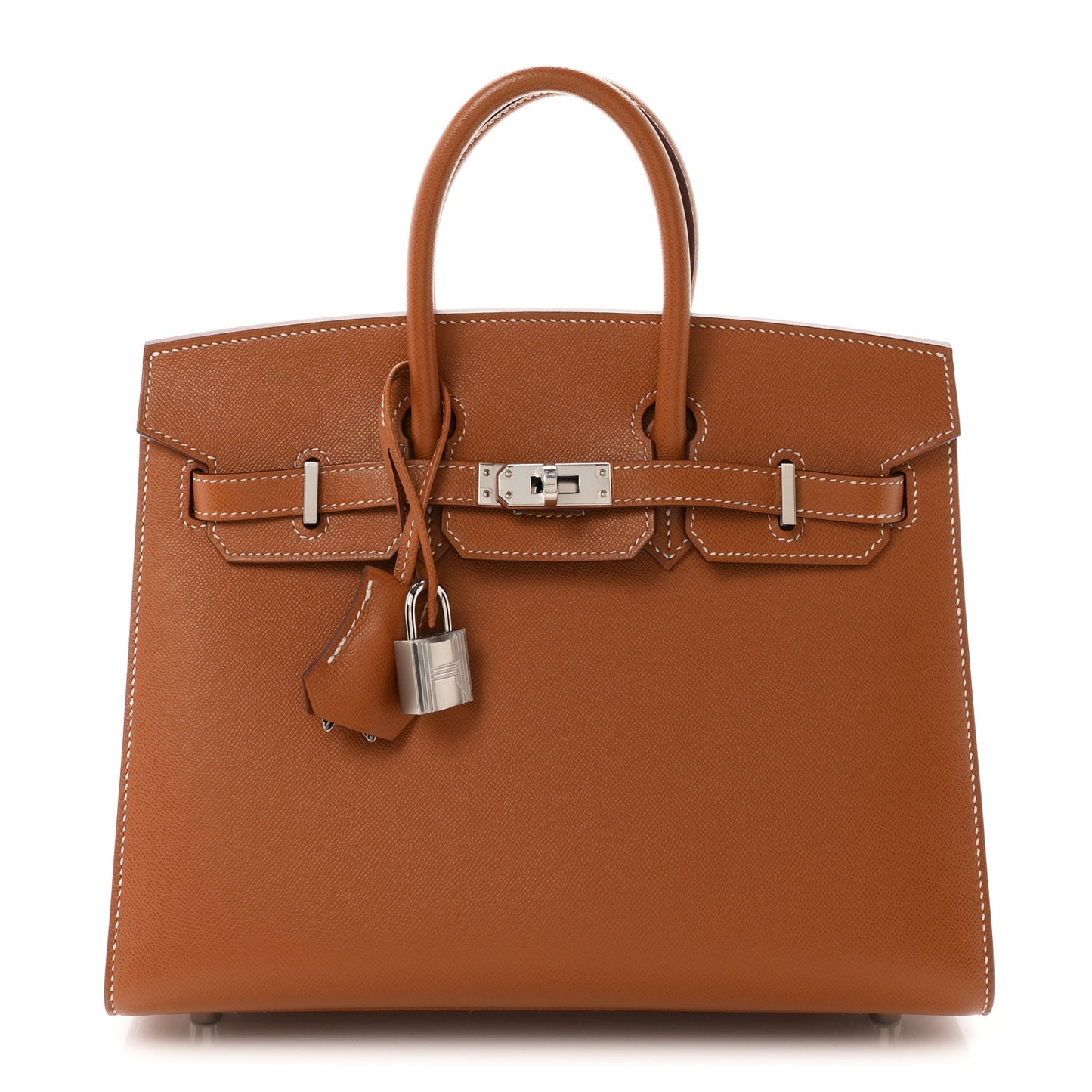 Madame Calfskin Birkin Sellier 25 Gold
