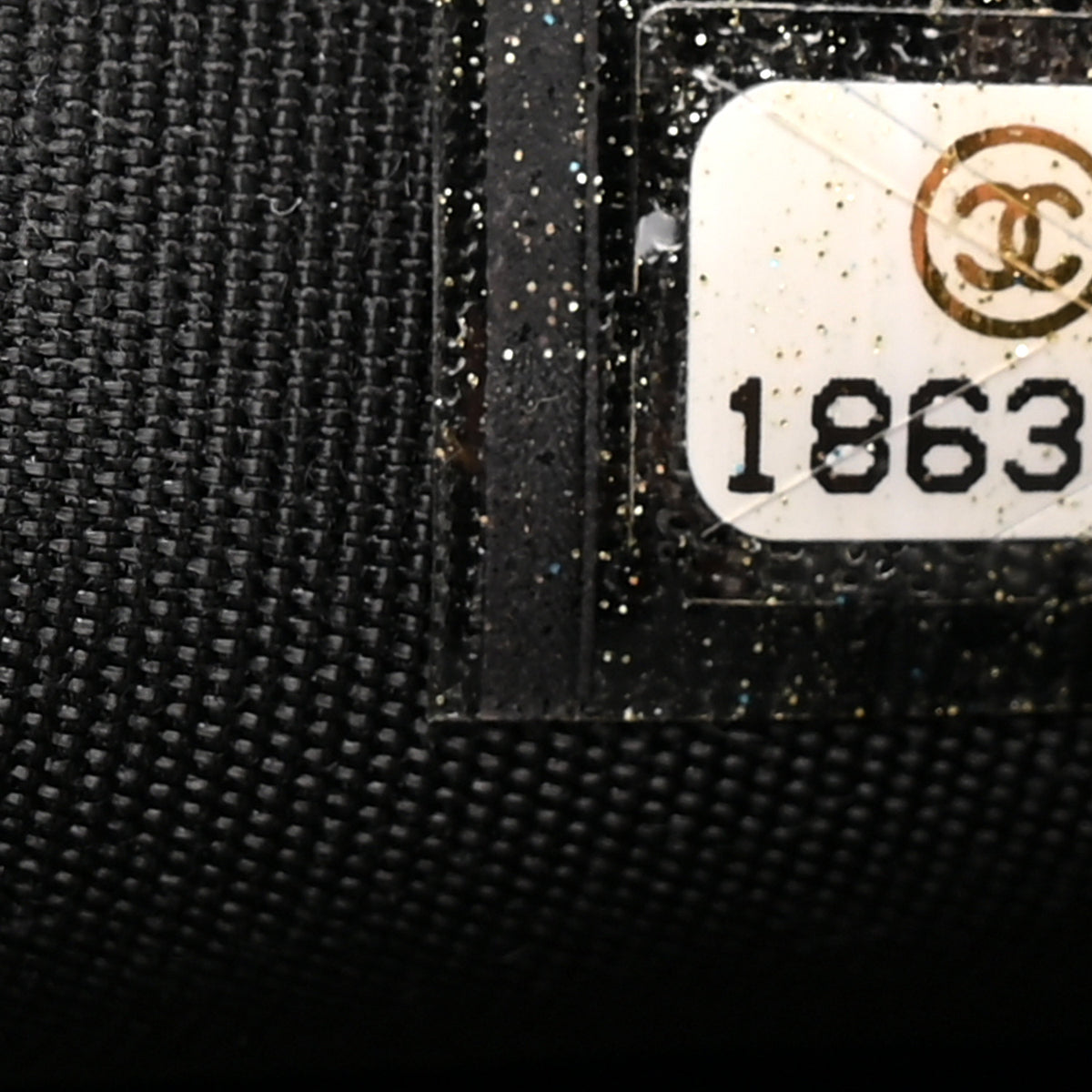 Lambskin Quilted Diamond CC Yen Wallet Black