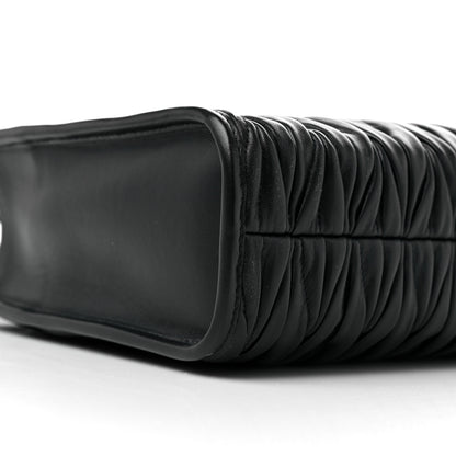 Miu Miu Nappa Matelasse Tote Bag Black 7 of 8