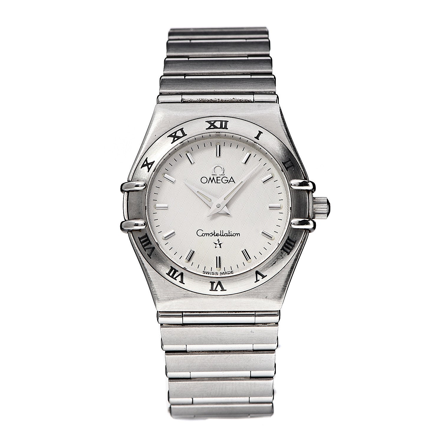 Omega Stainless Steel 25mm Constellation Quartz Watch White 1572.30 1 of 5