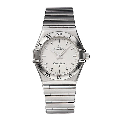Omega Stainless Steel 25mm Constellation Quartz Watch White 1572.30 1 of 5