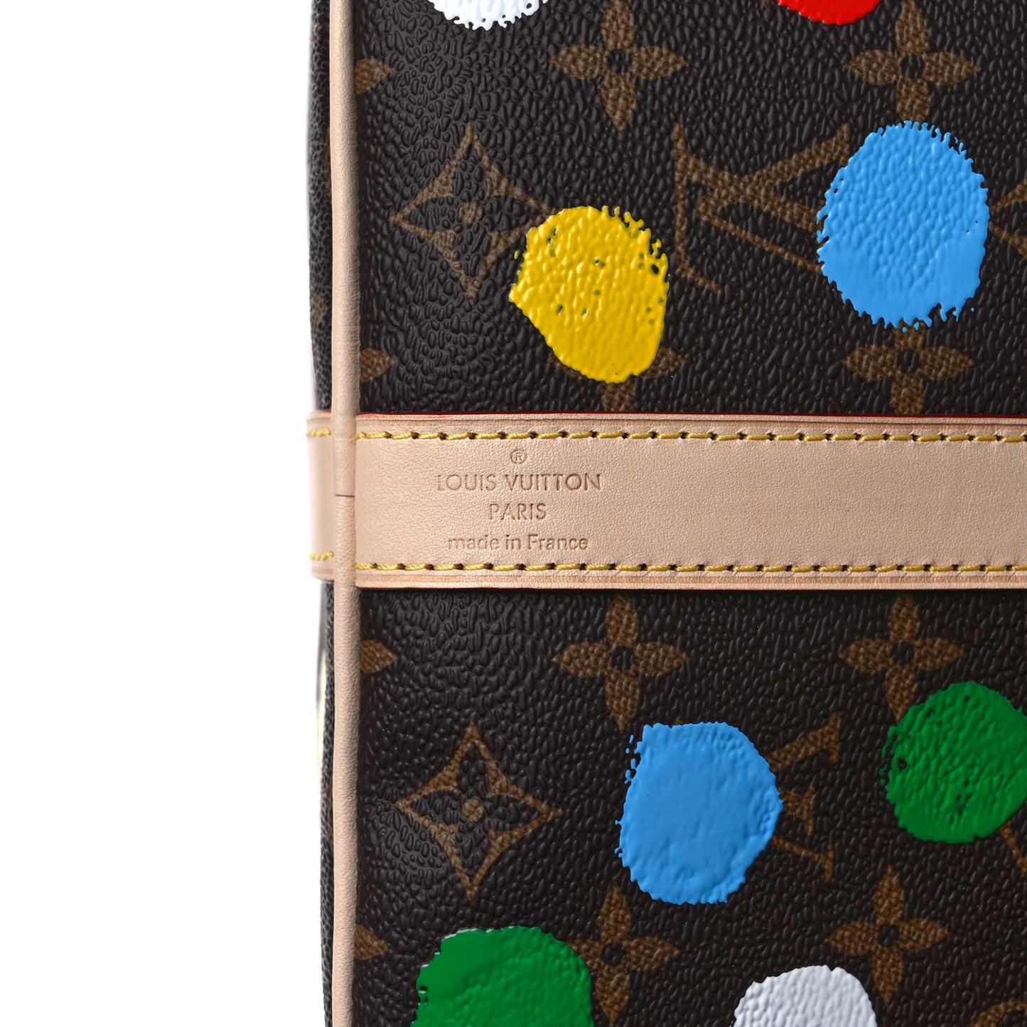 LV X YK Monogram Dots Keepall Bandouliere 45