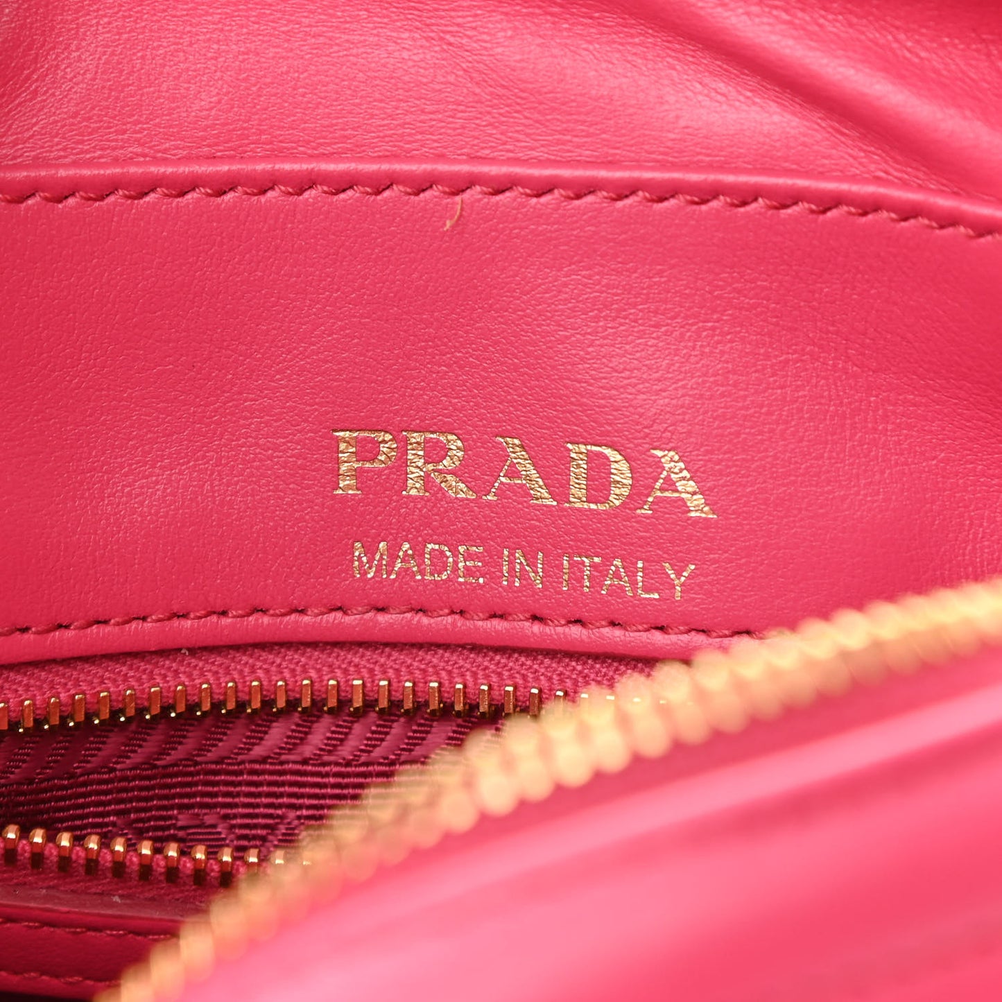 Soft Calfskin Diagramme Camera Bag Magenta