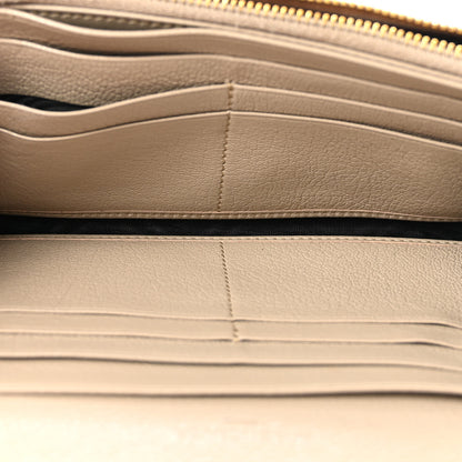 Balenciaga Chevre Gold Metallic Edge Hardware Money Wallet Rose de Sables 5 of 12