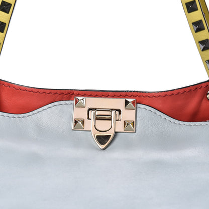 Valentino Garavani Vitello Colorblock Medium Rockstud Tote Multicolor 12 of 19