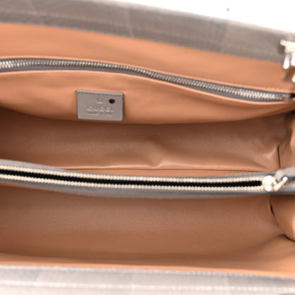 Gucci Elaphe Medium Zumi Top Handle Bag Dusty Grey 5 of 12