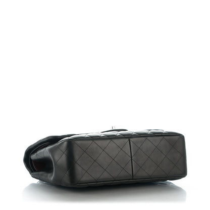 Chanel Lambskin Quilted Jumbo Double Flap Black 5 of 8