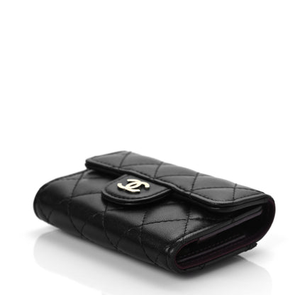 Chanel Lambskin Quilted 4 Key Holder Black 8 of 9