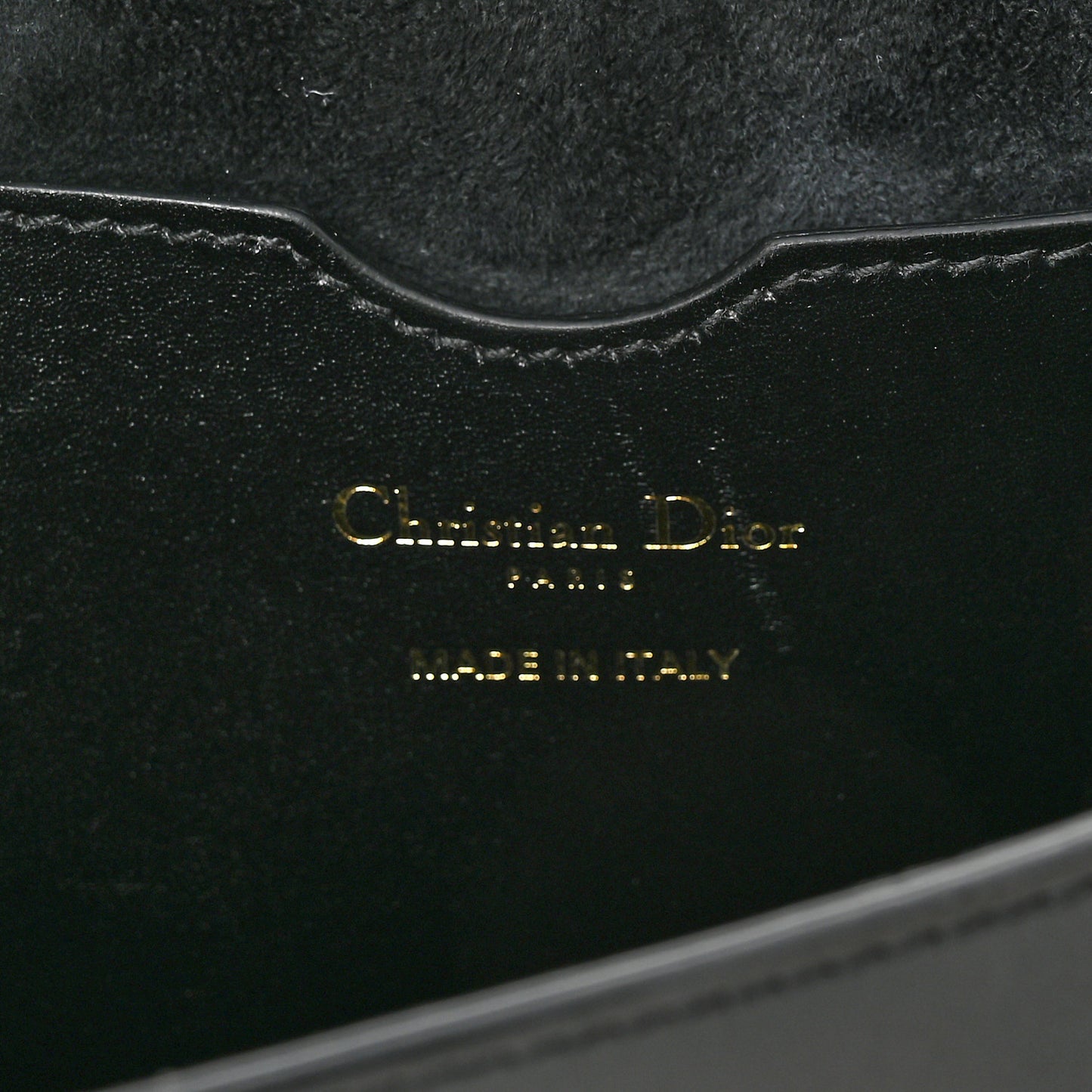 Box Calfskin Large Bobby Flap Black