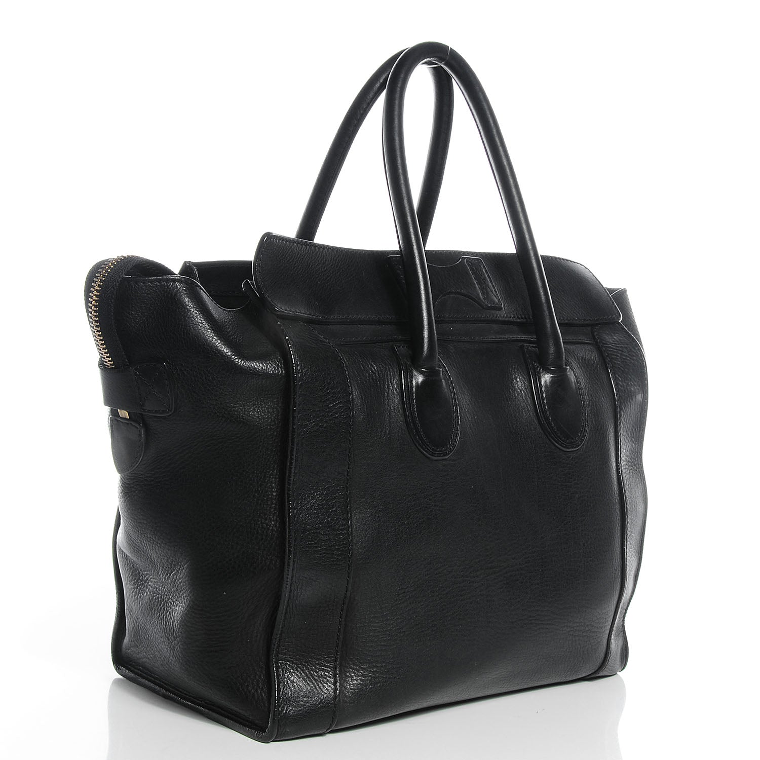 Celine Smooth Calfskin Mini Luggage Black 3 of 9