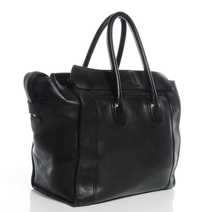 Celine Smooth Calfskin Mini Luggage Black 3 of 9