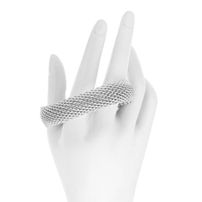 Tiffany Sterling Silver Somerset Mesh Bracelet 2 of 4