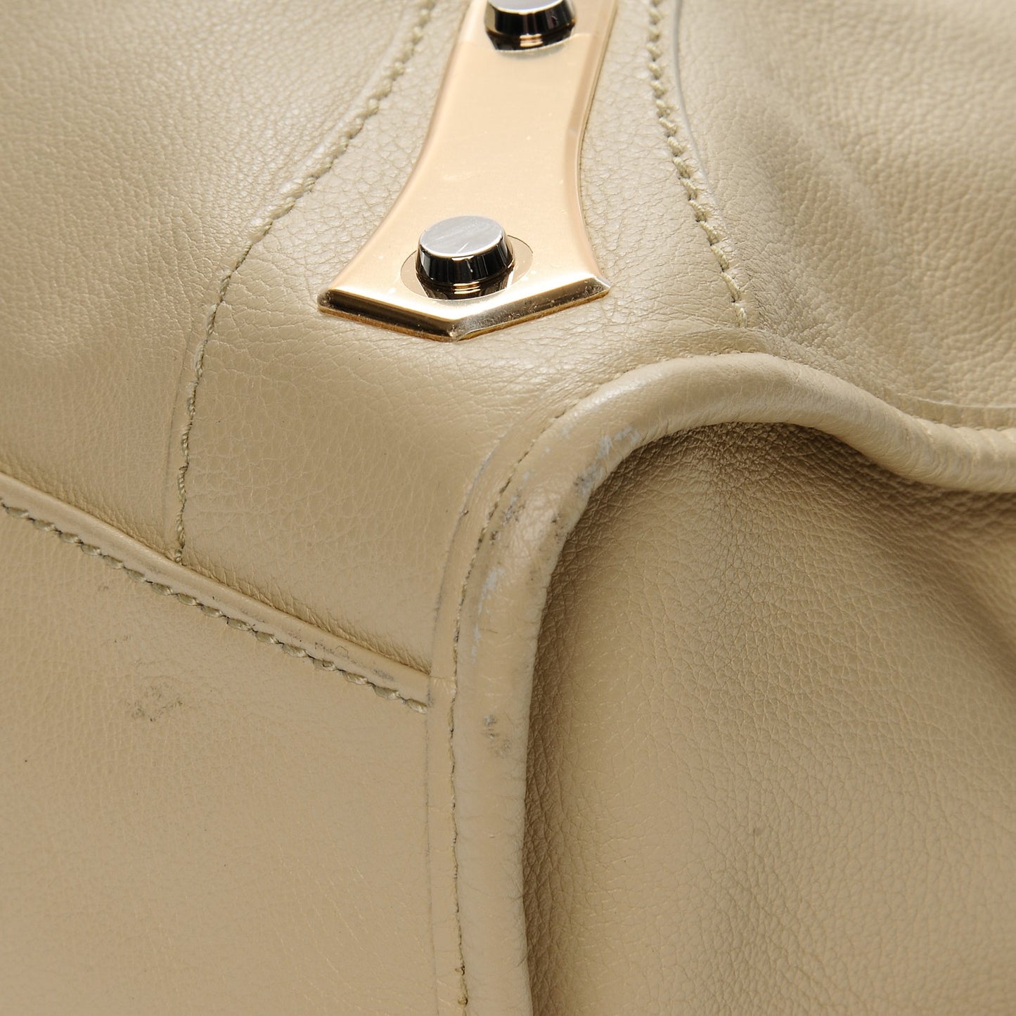 Veau Amp Plate Gold Hardware City Beige Argile