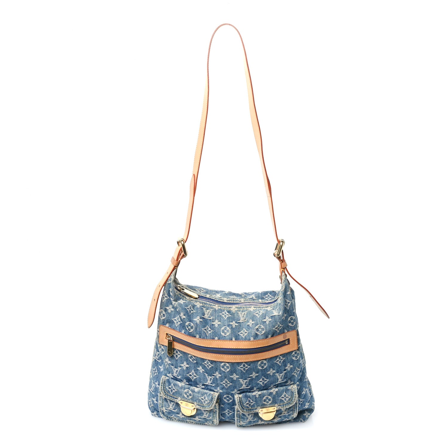 Louis Vuitton Denim Baggy GM Blue 1 of 10