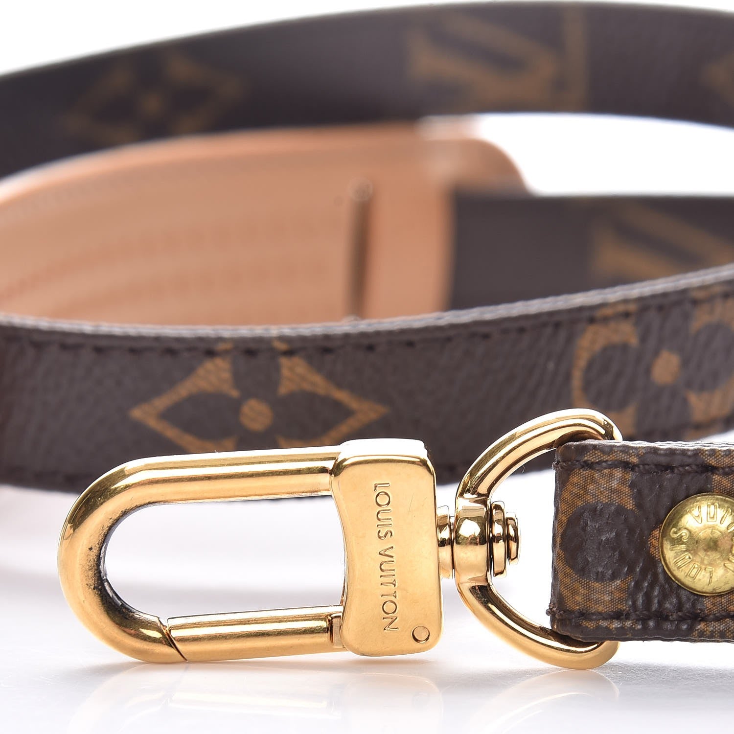 Louis Vuitton Monogram 16mm Adjustable Shoulder Strap 4 of 4