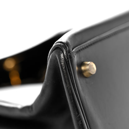 Hermes Box Kelly Retourne 32 Black 48 of 49