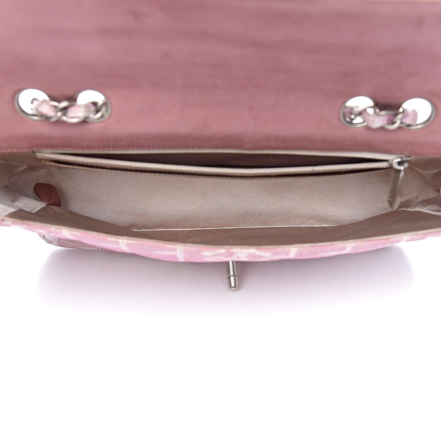Chanel Nylon Medium Travel Flap Pink 6 of 25