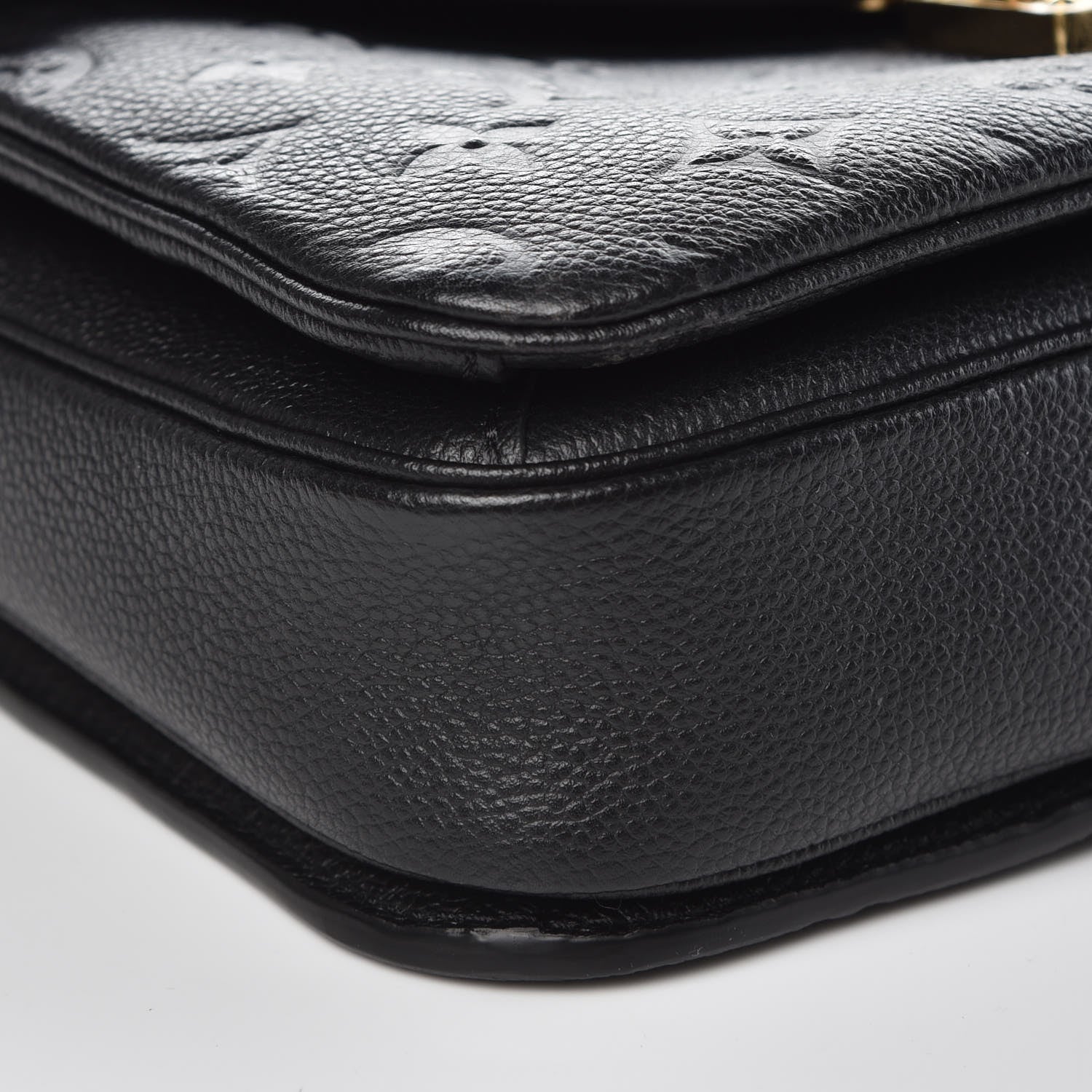 Louis Vuitton Empreinte Pochette Metis Black 8 of 9