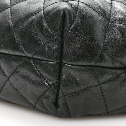 Saint Laurent Lambskin Quilted Maxi Icare Shopping Tote Black 11 of 11