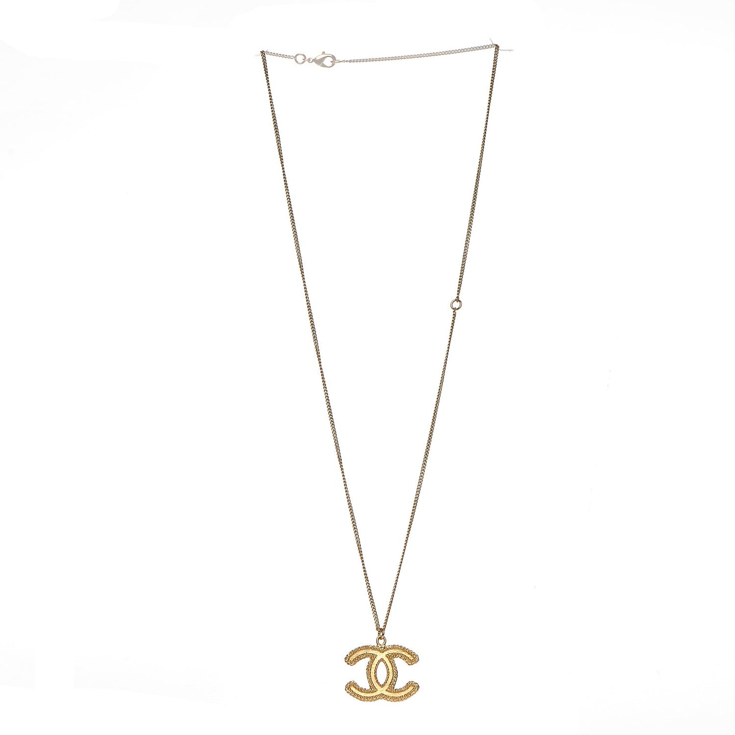 CC Pendant Necklace Gold