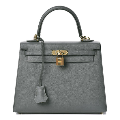 Hermes Epsom Kelly Sellier 25 Vert Amande 1 of 39