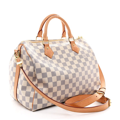 Louis Vuitton Damier Azur Speedy Bandouliere 30 3 of 10