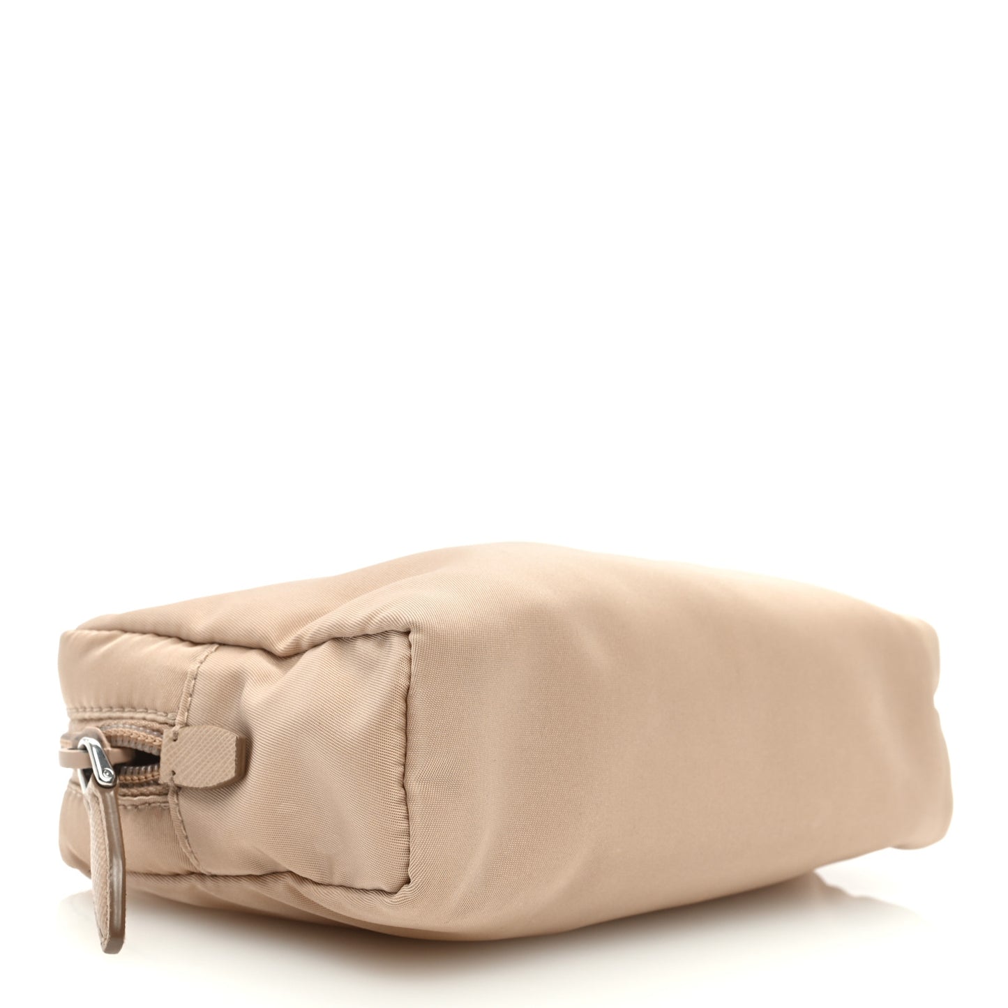 Tessuto Nylon Saffiano Wristlet Cammeo