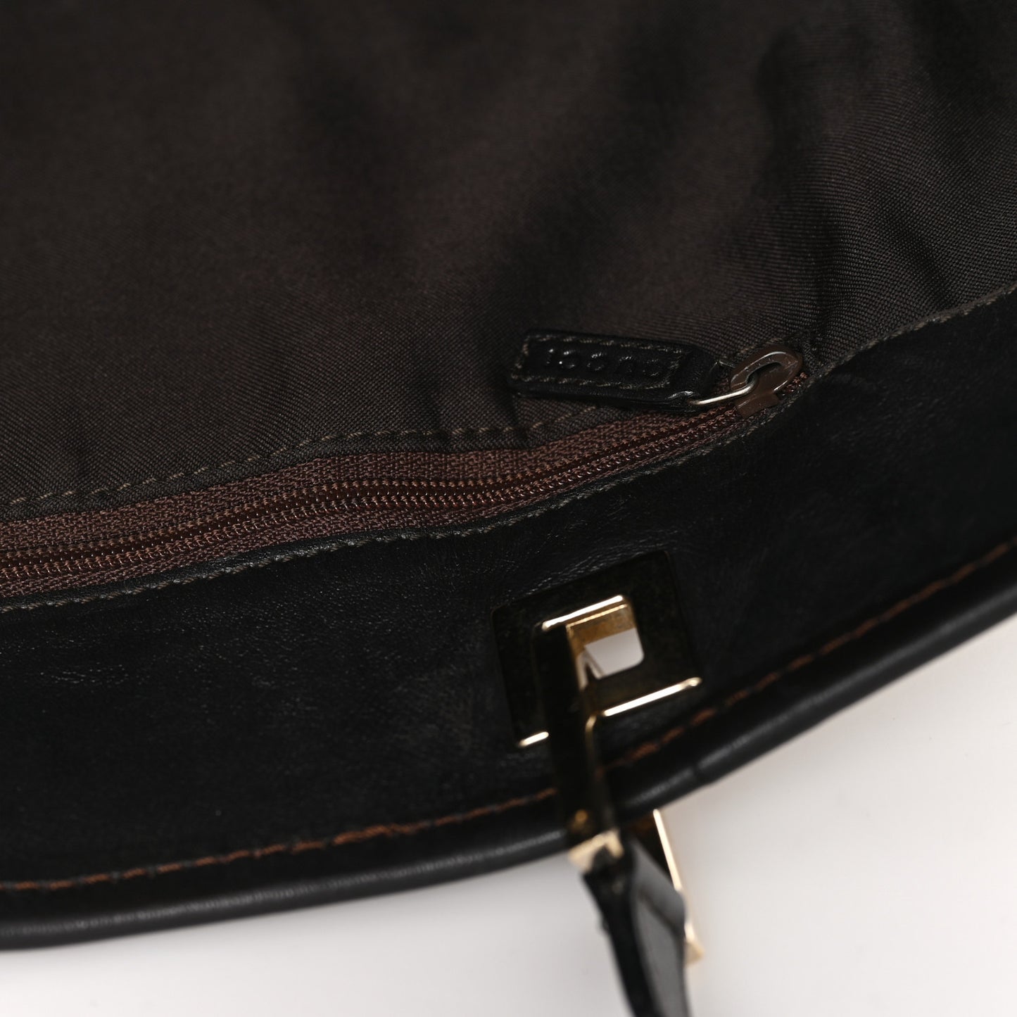 Monogram Large Bucket Tote Dark Brown