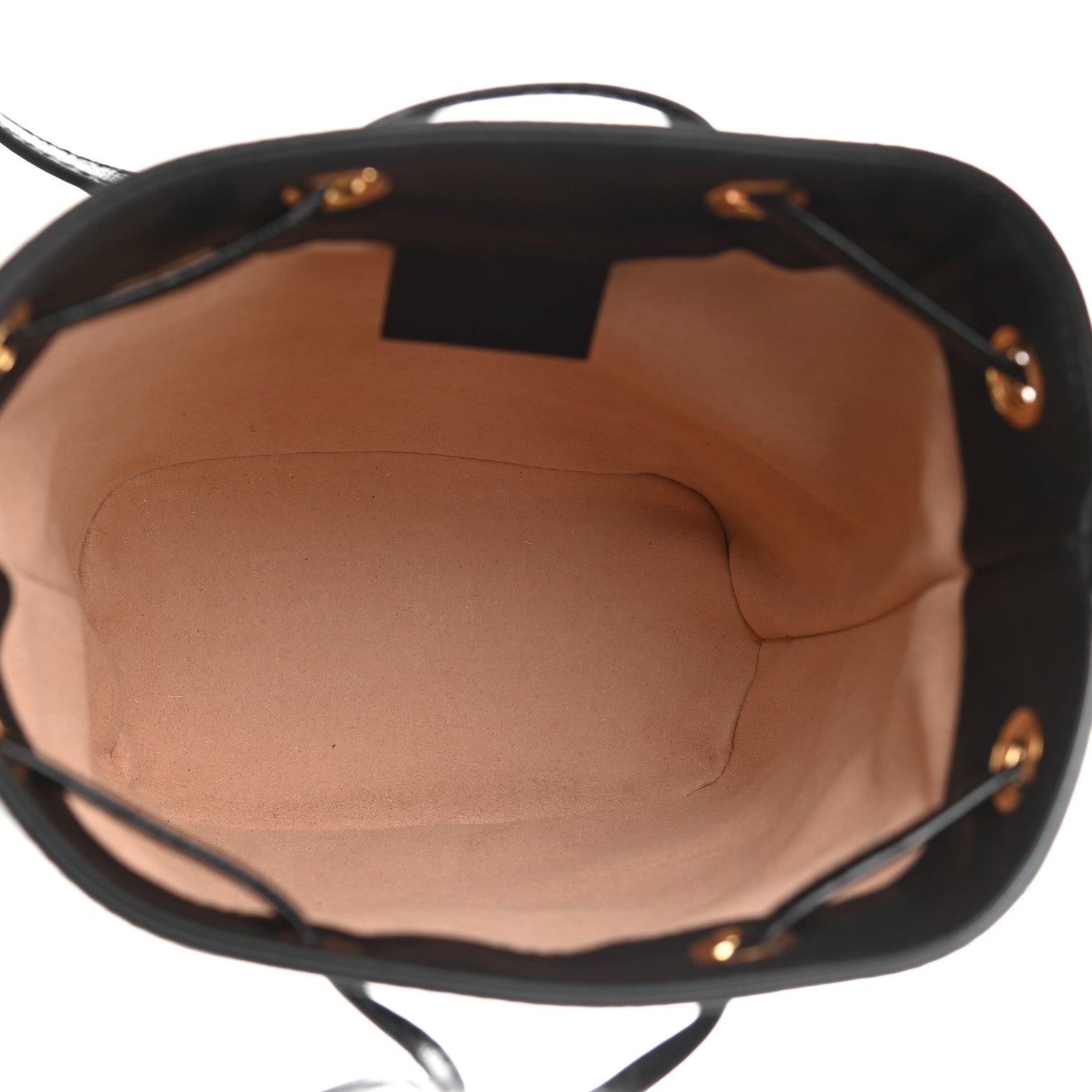 Gucci Suede Patent Web Mini Ophidia Bucket Bag Black 5 of 10