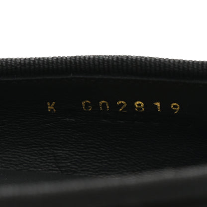 Chanel Suede Calfskin Cap Toe CC Ballerina Flats 36 Black 9 of 10