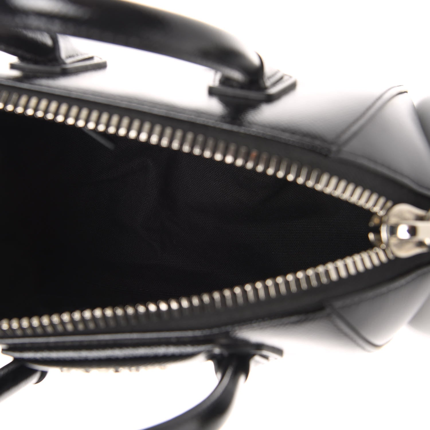 Givenchy Textured Patent Calfskin Mini Antigona Black 5 of 11