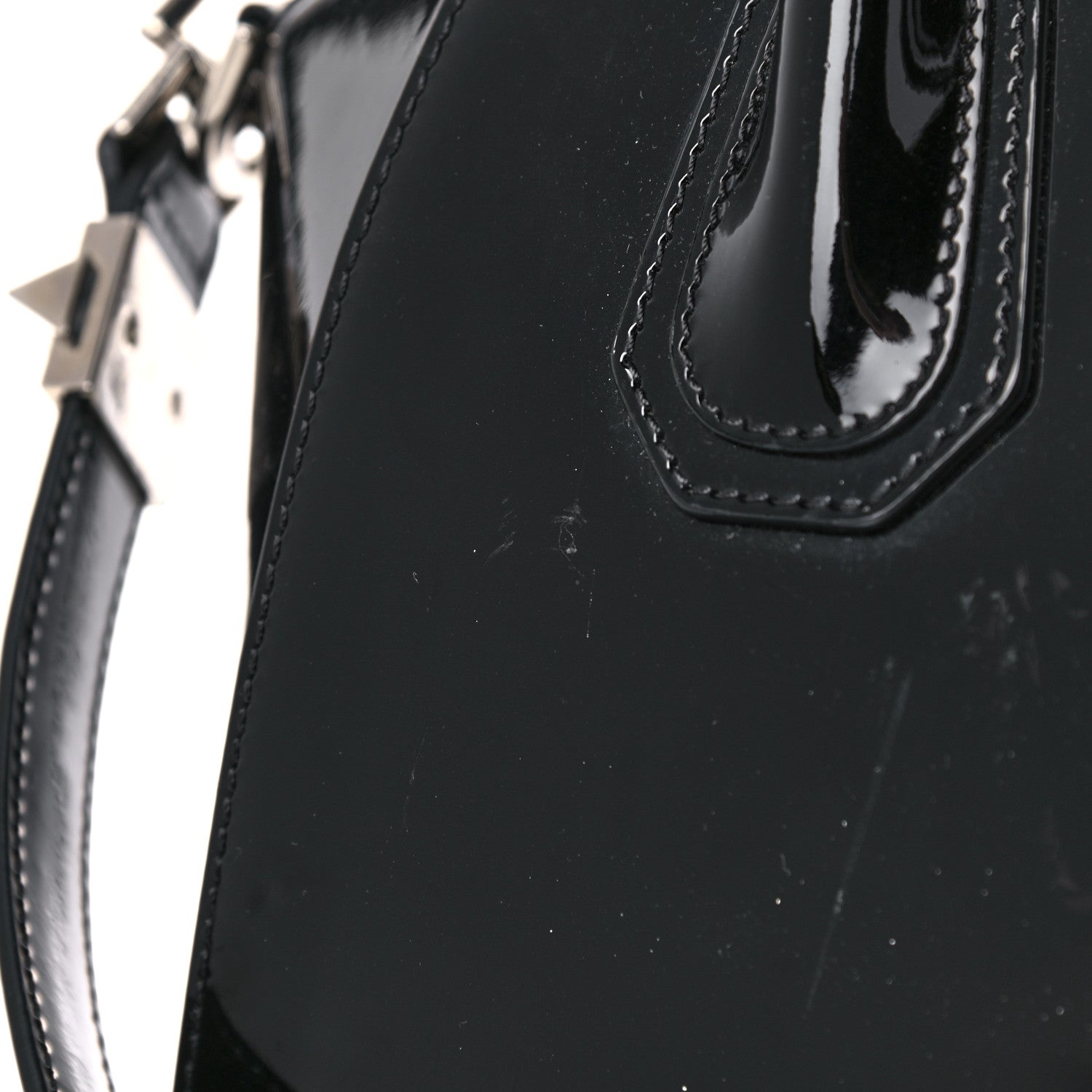 Givenchy Patent Calfskin Small Antigona Black 17 of 23