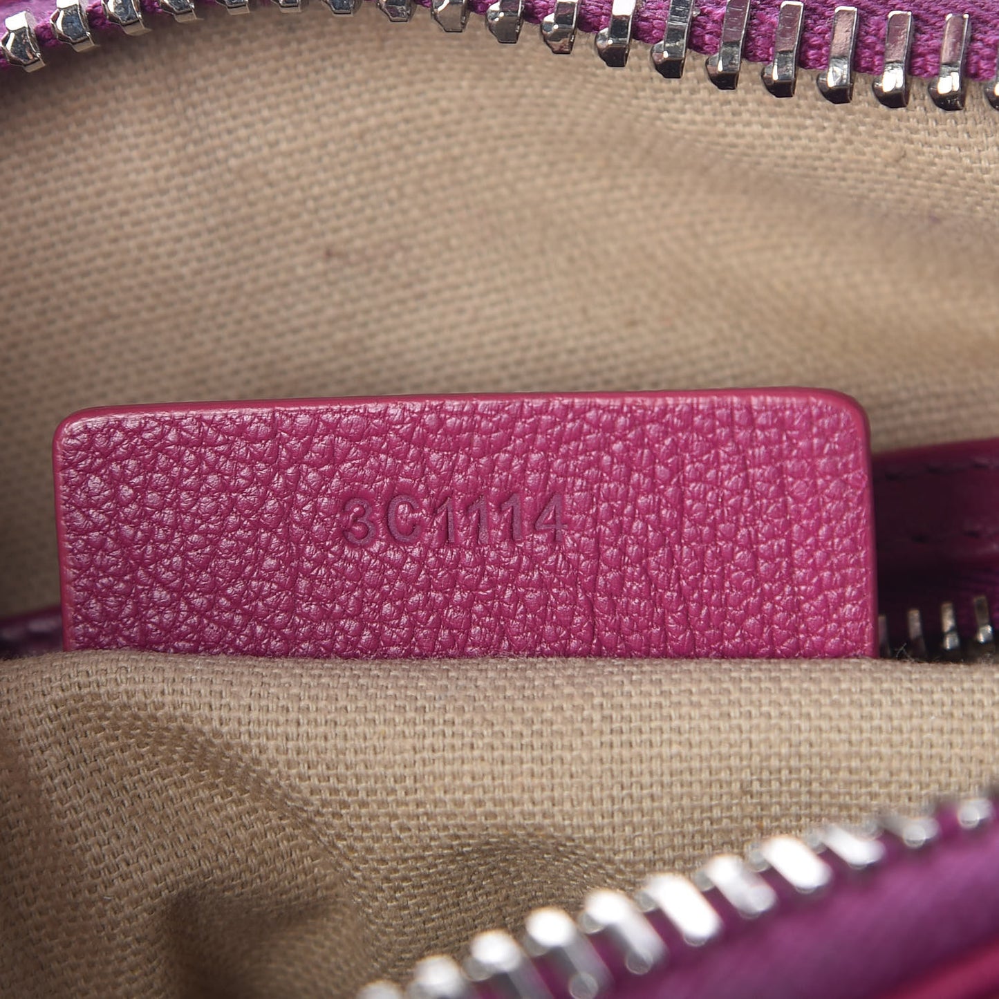 Sugar Goatskin Mini Antigona Magenta