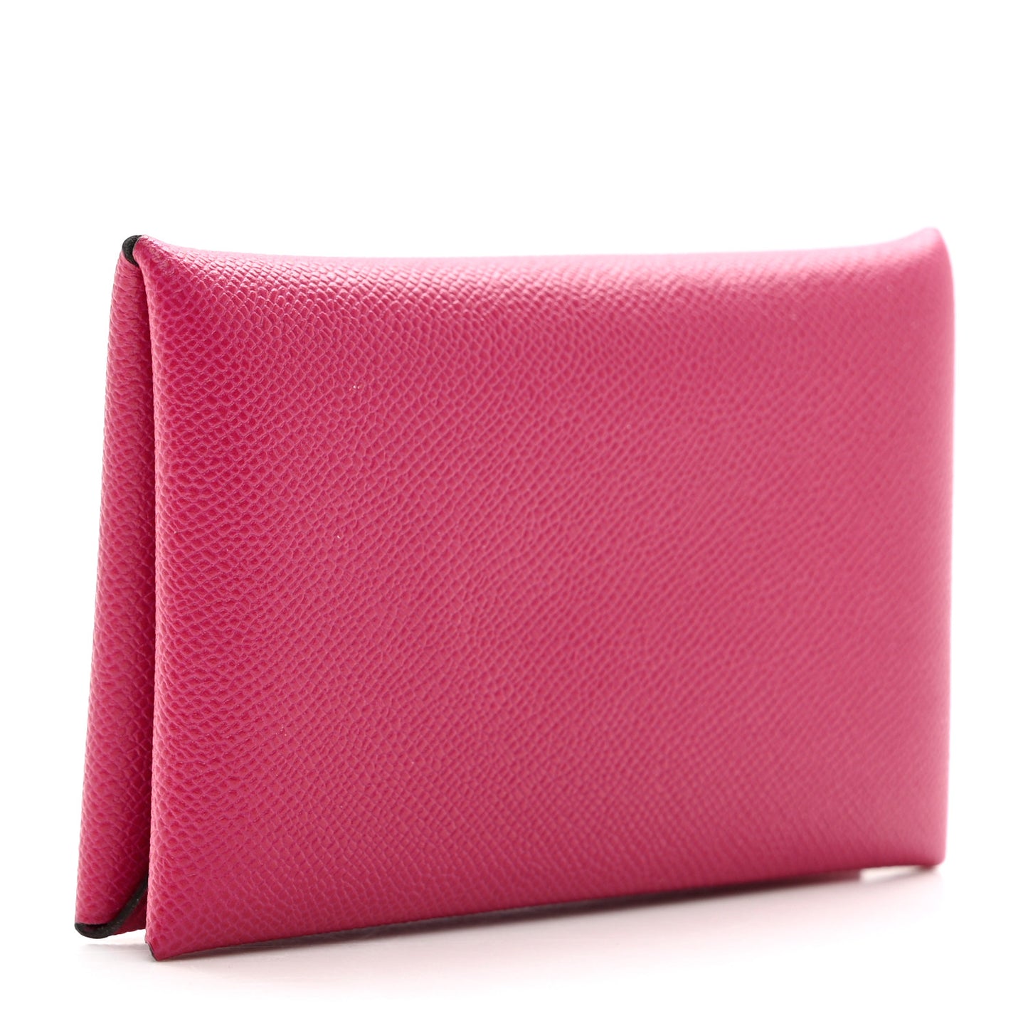 Epsom Calvi Card Case Rose Pourpre