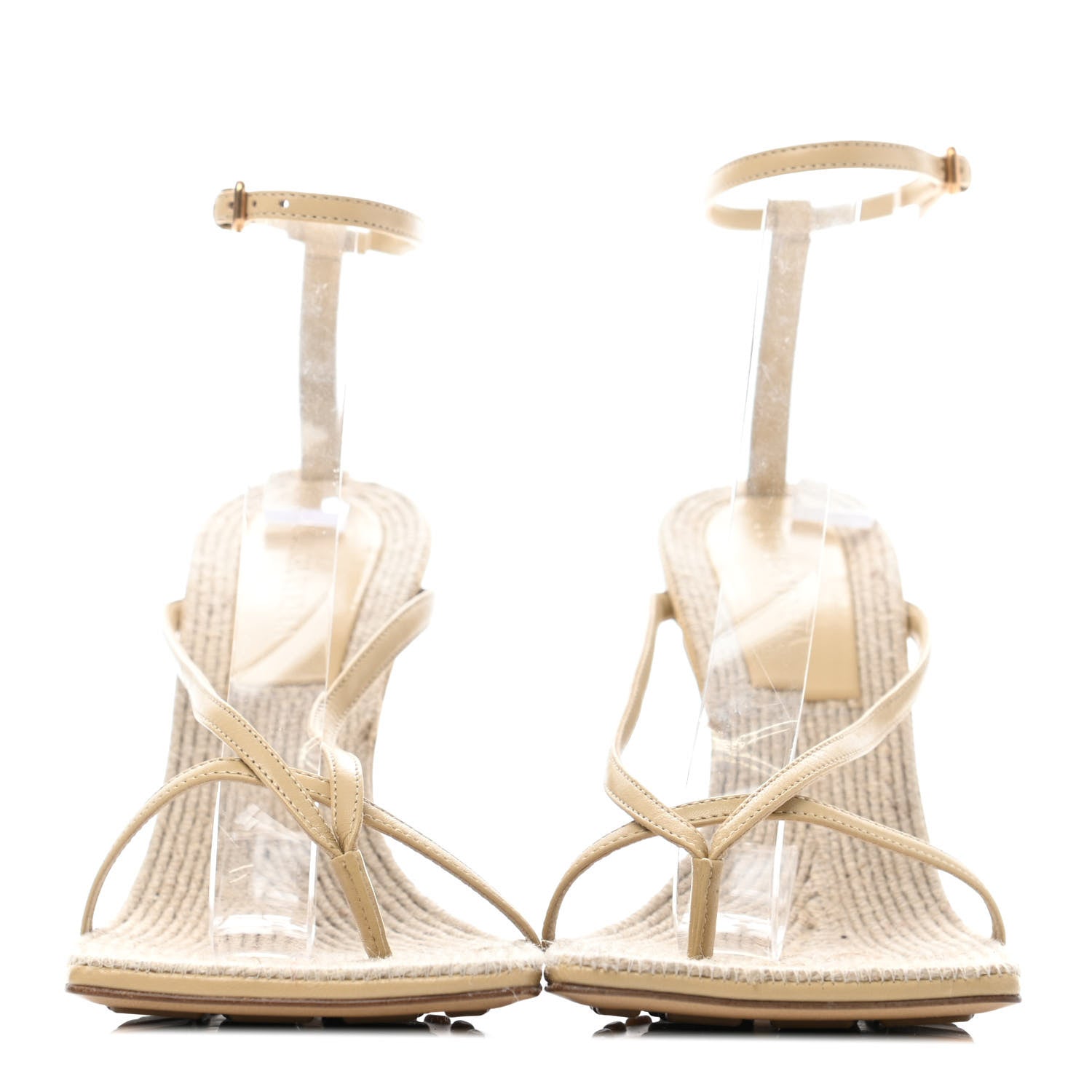 Bottega Veneta Nappa Rope Stretch Multi Strap 90mm Sandals 41 Cane Sugar 2 of 4