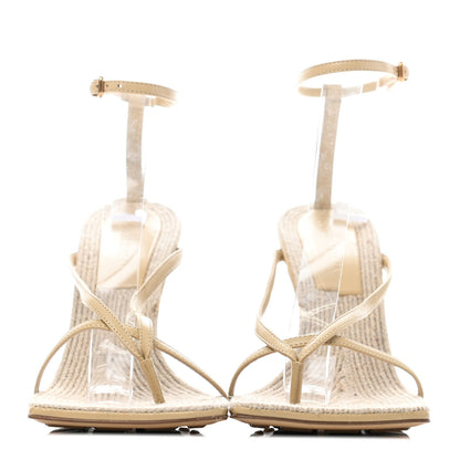 Bottega Veneta Nappa Rope Stretch Multi Strap 90mm Sandals 41 Cane Sugar 2 of 4