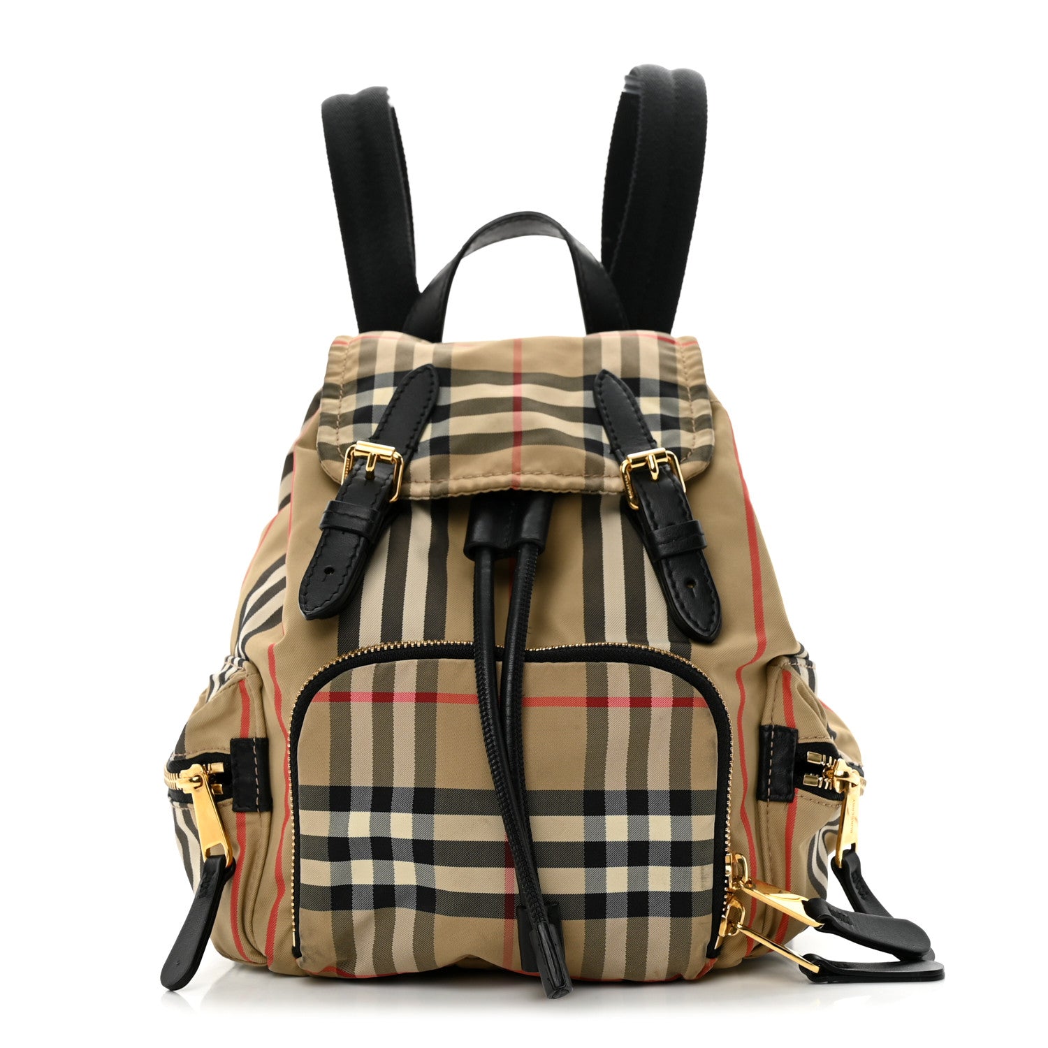Burberry Vintage Check Small Rucksack Backpack Antique Yellow 1 of 10