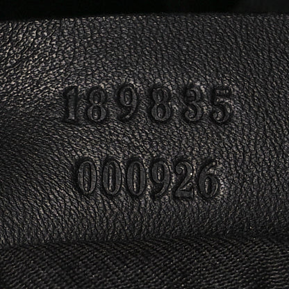 Gucci Calfskin Large D Gold Ring Shoulder Bag Black 7 of 16