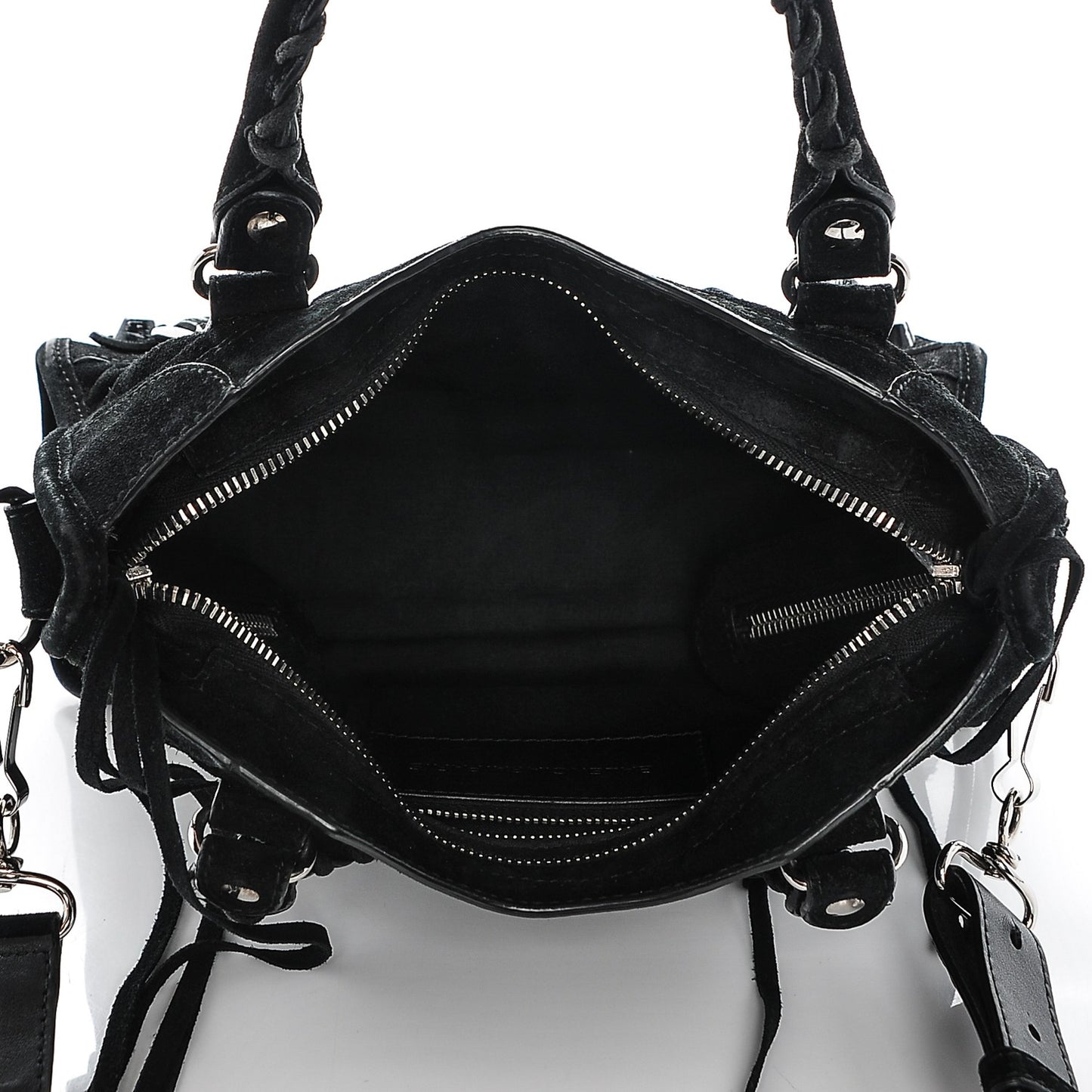 Baby Daim Suede Marble Hardware Mini City Black