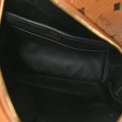 MCM Visetos Large Stark Backpack Cognac 5 of 7