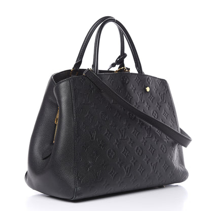 Louis Vuitton Empreinte Montaigne GM Black 3 of 11