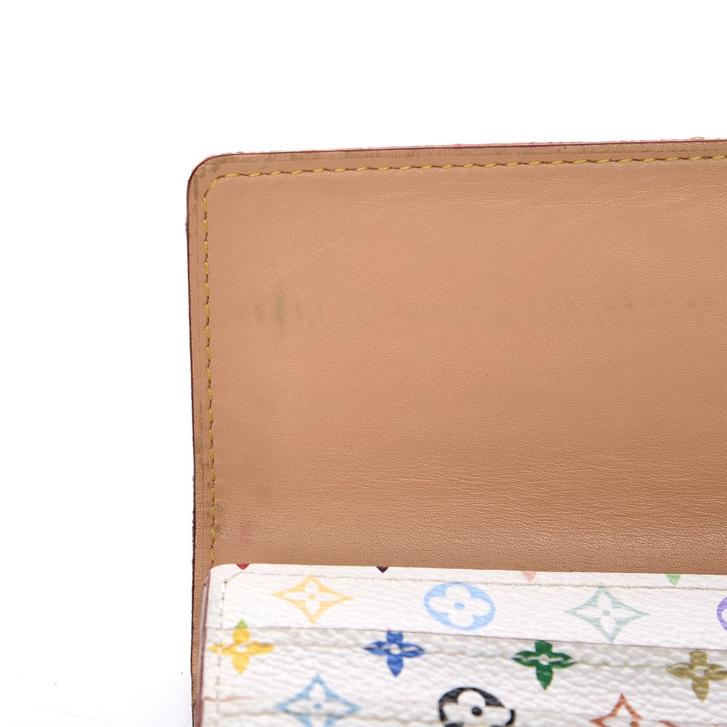 Monogram Multicolor Sarah Wallet White