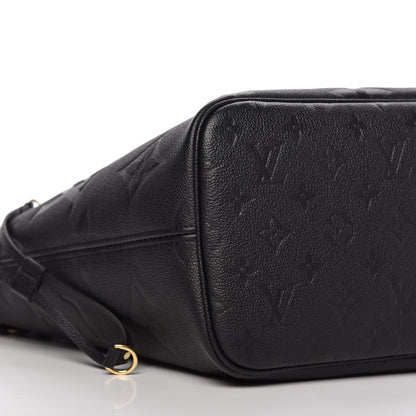Louis Vuitton Empreinte Monogram Giant Neverfull MM Black 6 of 10