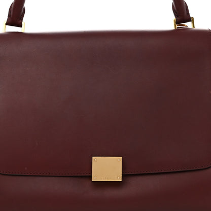 Celine Smooth Calfskin Suede Medium Trapeze Burgundy 7 of 10