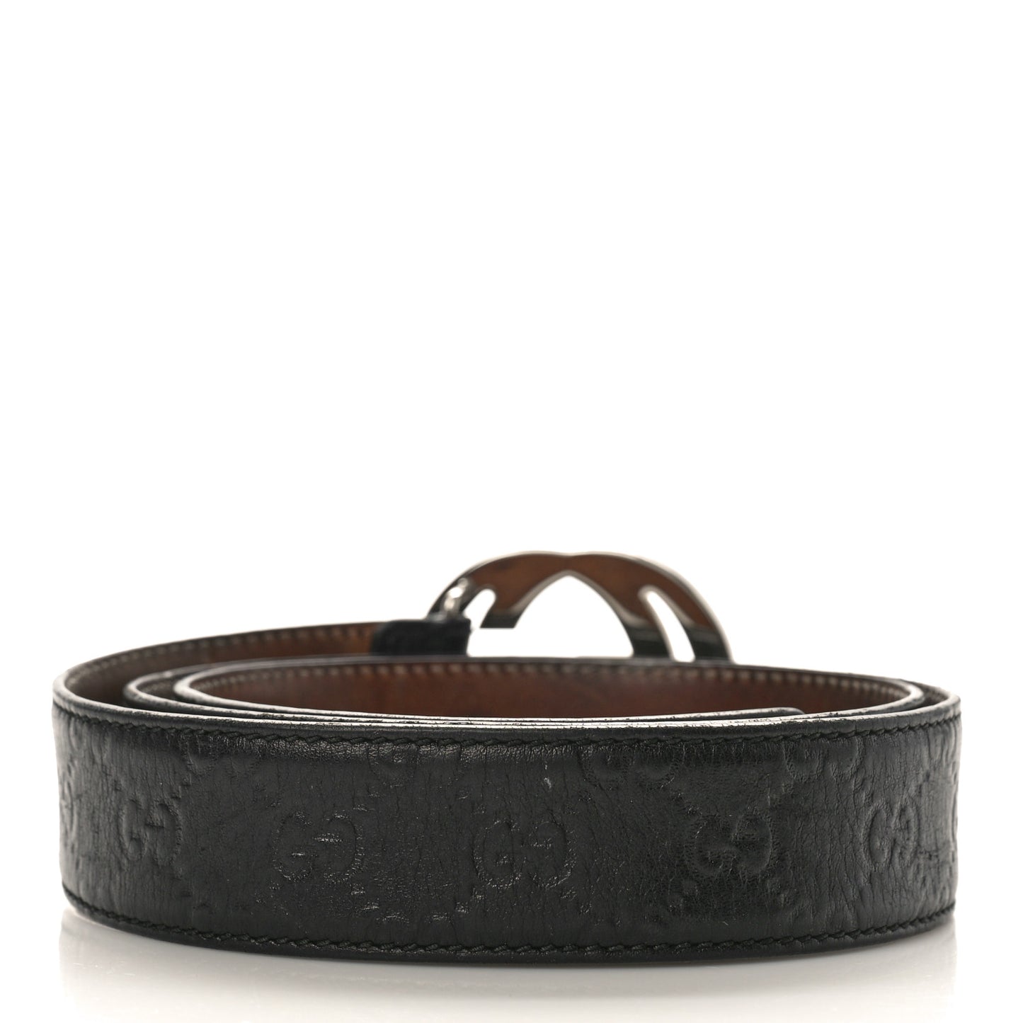 Guccissima Interlocking G 40mm Belt 100 40 Black