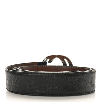 Gucci Guccissima Interlocking G 40mm Belt 100 40 Black 2 of 5