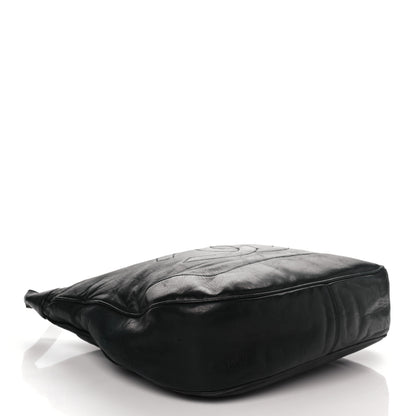 Chanel Calfskin CC Hobo Black 4 of 9