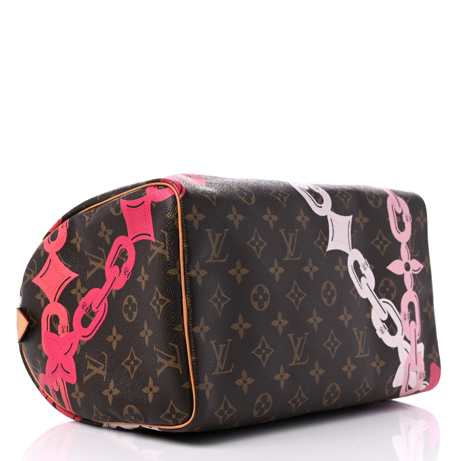 Louis Vuitton Monogram Bay Speedy 30 Rose Ballerine Poppy 4 of 16