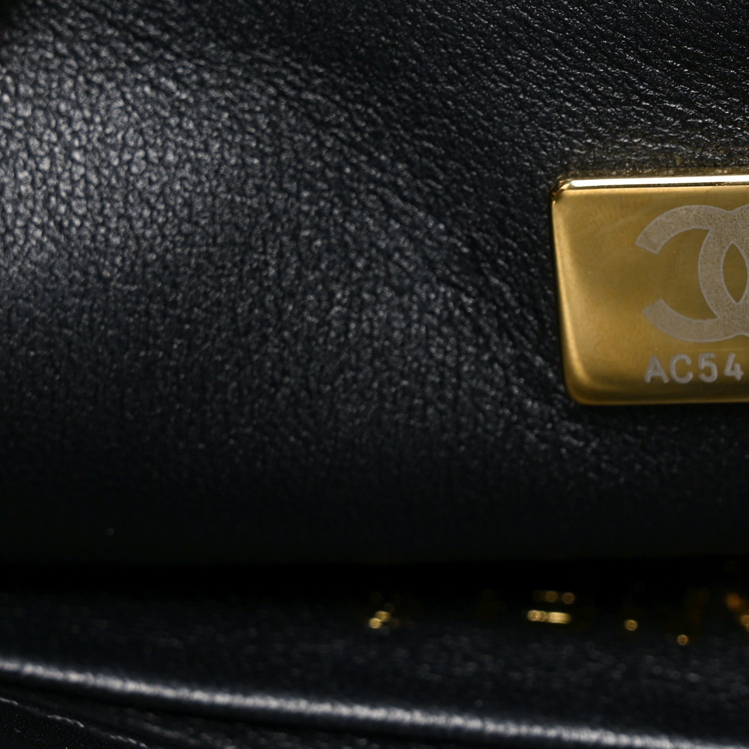 Chanel Lambskin Quilted CC Pocket Clutch With Chain Black 6 of 10