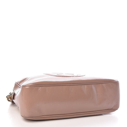 Gucci Soft Patent Small Soho Bowler Dark Cipria 4 of 11